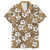 Kuvui Bula Fiji Family Matching Off The Shoulder Long Sleeve Dress and Hawaiian Shirt Fijian Tapa Seamless Hibiscus - Polynesian Pride