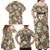 Kuvui Bula Fiji Family Matching Off Shoulder Maxi Dress and Hawaiian Shirt Fijian Tapa Seamless Hibiscus - Polynesian Pride