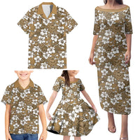 Kuvui Bula Fiji Family Matching Puletasi and Hawaiian Shirt Fijian Tapa Seamless Hibiscus LT14 - Polynesian Pride