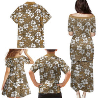Kuvui Bula Fiji Family Matching Puletasi and Hawaiian Shirt Fijian Tapa Seamless Hibiscus LT14 - Polynesian Pride