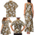 Kuvui Bula Fiji Family Matching Tank Maxi Dress and Hawaiian Shirt Fijian Tapa Seamless Hibiscus - Polynesian Pride