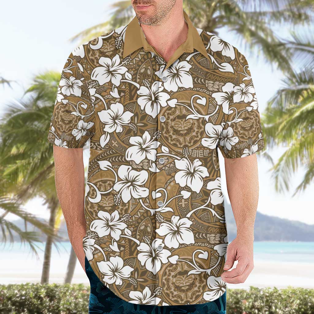 Kuvui Bula Fiji Hawaiian Shirt Fijian Tapa Seamless Hibiscus LT14 - Polynesian Pride