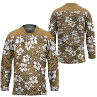 Kuvui Bula Fiji Hockey Jersey Fijian Tapa Seamless Hibiscus LT14 - Polynesian Pride
