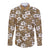 Kuvui Bula Fiji Long Sleeve Button Shirt Fijian Tapa Seamless Hibiscus - Polynesian Pride