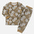 Kuvui Bula Fiji Christmas Pajama Set Fijian Tapa Seamless Hibiscus - Polynesian Pride