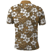 Kuvui Bula Fiji Polo Shirt Fijian Tapa Seamless Hibiscus LT14 - Polynesian Pride