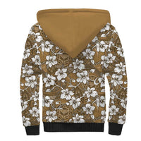 Kuvui Bula Fiji Sherpa Hoodie Fijian Tapa Seamless Hibiscus LT14 - Polynesian Pride