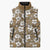 Kuvui Bula Fiji Sleeveless Puffer Jacket Fijian Tapa Seamless Hibiscus - Polynesian Pride