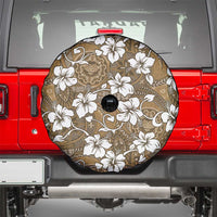 Kuvui Bula Fiji Spare Tire Cover Fijian Tapa Seamless Hibiscus LT14 - Polynesian Pride