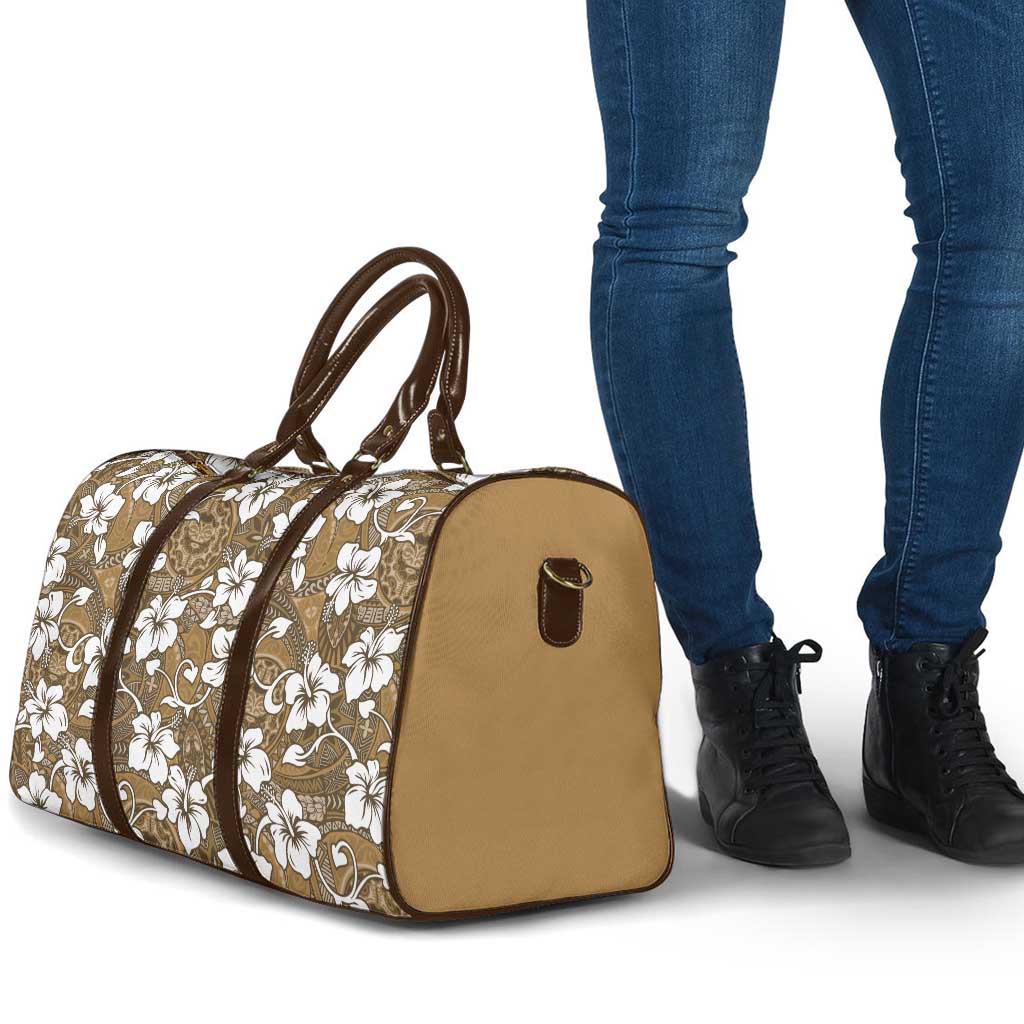 Kuvui Bula Fiji Travel Bag Fijian Tapa Seamless Hibiscus LT14 - Polynesian Pride
