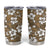 Kuvui Bula Fiji Tumbler Cup Fijian Tapa Seamless Hibiscus - Polynesian Pride