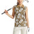 Kuvui Bula Fiji Women Sleeveless Polo Shirt Fijian Tapa Seamless Hibiscus - Polynesian Pride