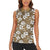 Kuvui Bula Fiji Women Sleeveless Polo Shirt Fijian Tapa Seamless Hibiscus - Polynesian Pride