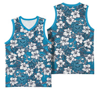 Karakarawa Bula Fiji Basketball Jersey Fijian Tapa Seamless Hibiscus LT14 - Polynesian Pride