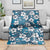 Karakarawa Bula Fiji Blanket Fijian Tapa Seamless Hibiscus - Polynesian Pride