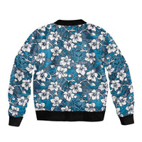 Karakarawa Bula Fiji Bomber Jacket Fijian Tapa Seamless Hibiscus - Polynesian Pride