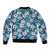 Karakarawa Bula Fiji Bomber Jacket Fijian Tapa Seamless Hibiscus - Polynesian Pride