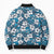 Karakarawa Bula Fiji Bomber Puffer Jacket Fijian Tapa Seamless Hibiscus - Polynesian Pride