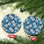 Karakarawa Bula Fiji Ceramic Ornament Fijian Tapa Seamless Hibiscus - Polynesian Pride