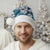 Karakarawa Bula Fiji Christmas Santa Hat Fijian Tapa Seamless Hibiscus - Polynesian Pride