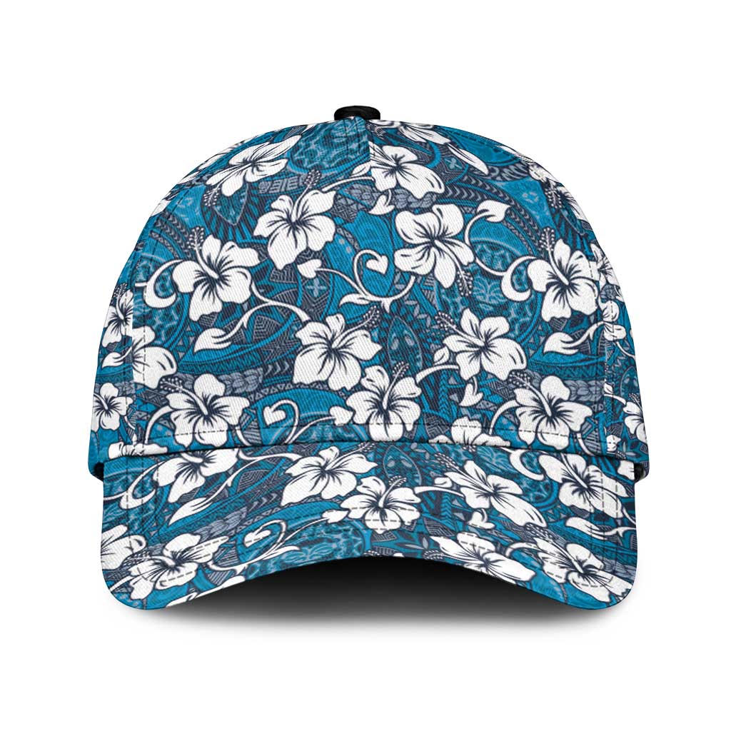 Karakarawa Bula Fiji Classic Cap Fijian Tapa Seamless Hibiscus - Polynesian Pride