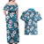 Karakarawa Bula Fiji Couples Matching Off Shoulder Maxi Dress and Hawaiian Shirt Fijian Tapa Seamless Hibiscus - Polynesian Pride