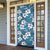Karakarawa Bula Fiji Door Cover Fijian Tapa Seamless Hibiscus - Polynesian Pride