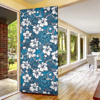Karakarawa Bula Fiji Door Cover Fijian Tapa Seamless Hibiscus LT14 - Polynesian Pride
