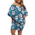 Karakarawa Bula Fiji Family Matching Off Shoulder Short Dress and Hawaiian Shirt Fijian Tapa Seamless Hibiscus - Polynesian Pride