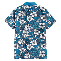 Karakarawa Bula Fiji Family Matching Tank Maxi Dress and Hawaiian Shirt Fijian Tapa Seamless Hibiscus LT14 - Polynesian Pride