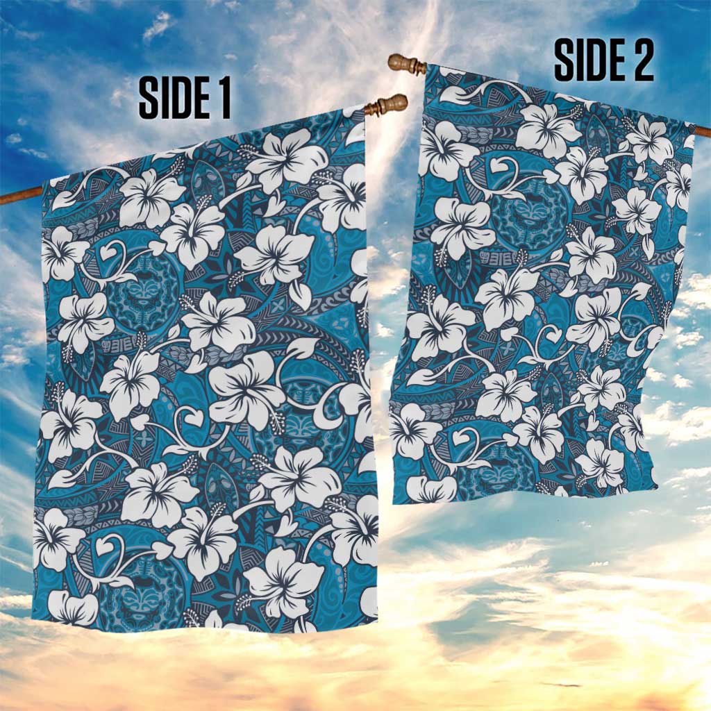 Karakarawa Bula Fiji Garden Flag Fijian Tapa Seamless Hibiscus LT14 - Polynesian Pride