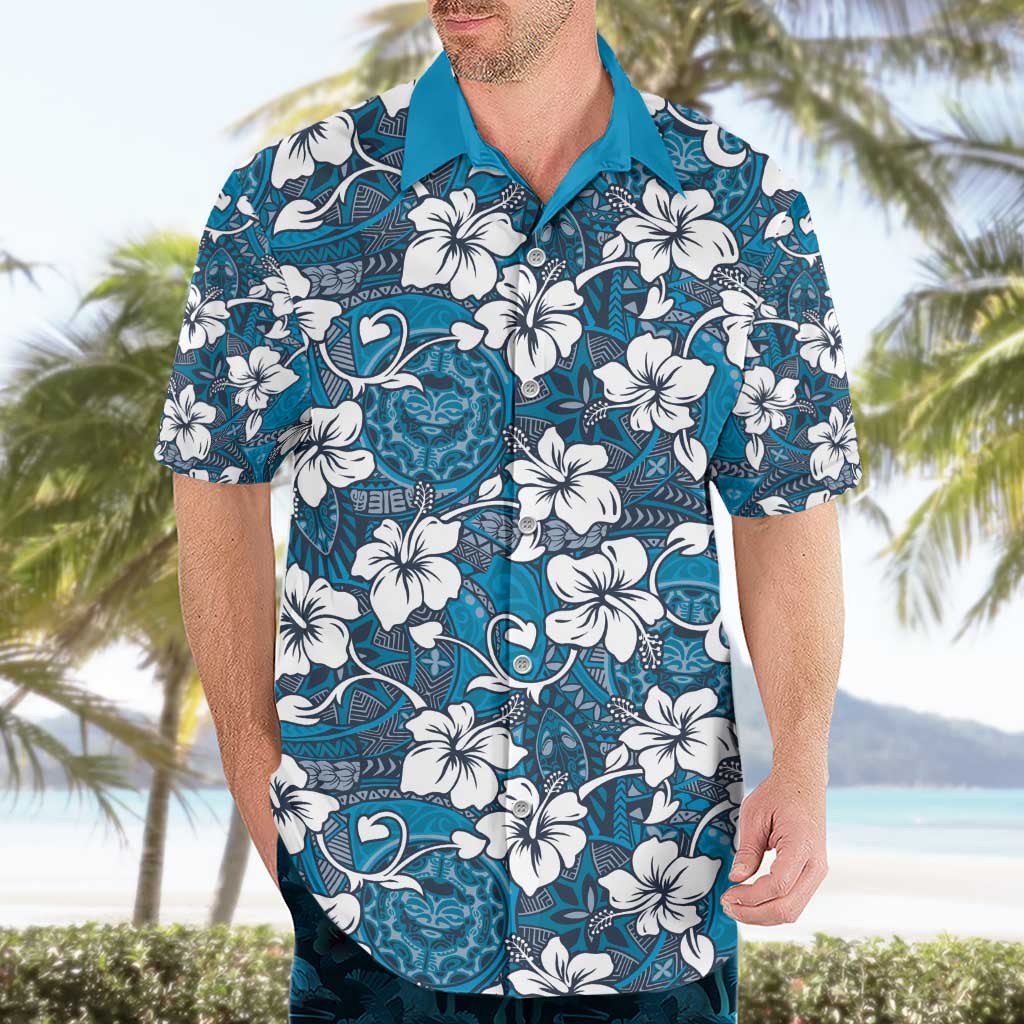 Karakarawa Bula Fiji Hawaiian Shirt Fijian Tapa Seamless Hibiscus LT14 - Polynesian Pride
