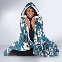 Karakarawa Bula Fiji Hooded Blanket Fijian Tapa Seamless Hibiscus LT14 - Polynesian Pride