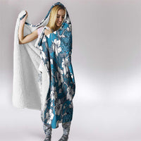Karakarawa Bula Fiji Hooded Blanket Fijian Tapa Seamless Hibiscus LT14 - Polynesian Pride