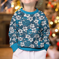 Karakarawa Bula Fiji Kid Ugly Christmas Sweater Fijian Tapa Seamless Hibiscus LT14 - Polynesian Pride