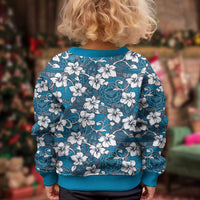 Karakarawa Bula Fiji Kid Ugly Christmas Sweater Fijian Tapa Seamless Hibiscus LT14 - Polynesian Pride