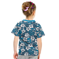 Karakarawa Bula Fiji Kid T Shirt Fijian Tapa Seamless Hibiscus LT14 - Polynesian Pride