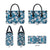 Karakarawa Bula Fiji Leather Bag Fijian Tapa Seamless Hibiscus - Polynesian Pride