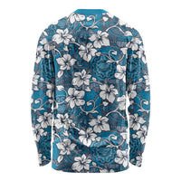 Karakarawa Bula Fiji Long Sleeve Shirt Fijian Tapa Seamless Hibiscus LT14 - Polynesian Pride