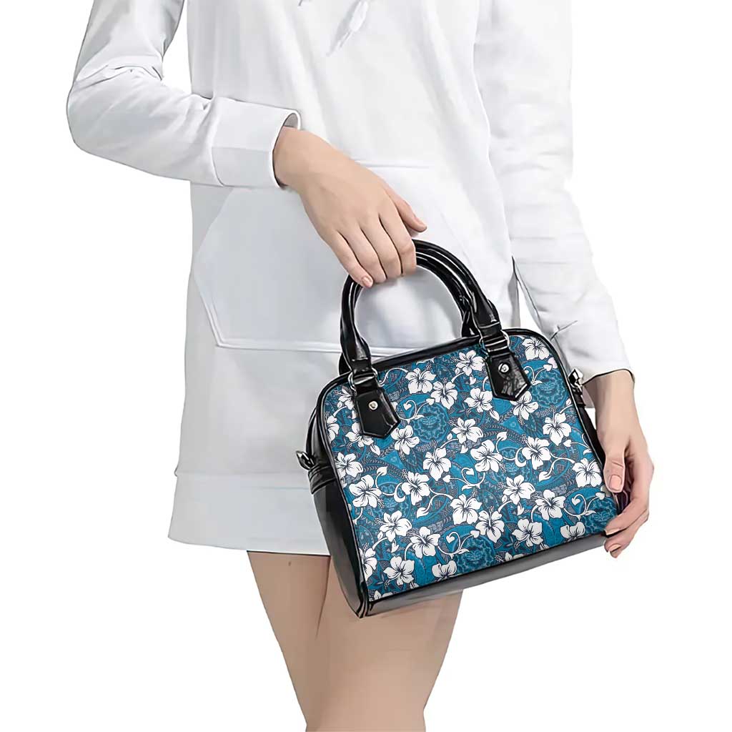 Karakarawa Bula Fiji Shoulder Handbag Fijian Tapa Seamless Hibiscus - Polynesian Pride