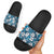 Karakarawa Bula Fiji Slide Sandals Fijian Tapa Seamless Hibiscus - Polynesian Pride