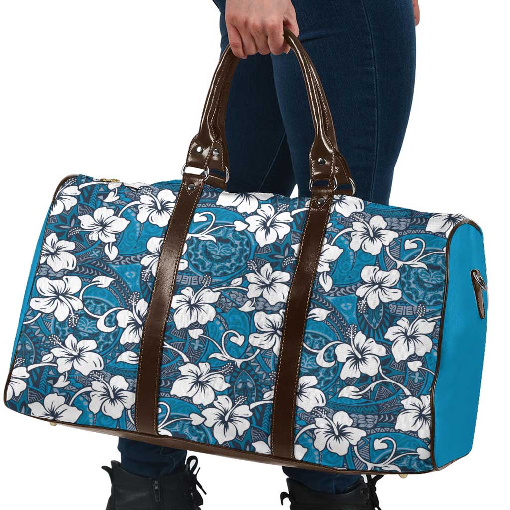 Karakarawa Bula Fiji Travel Bag Fijian Tapa Seamless Hibiscus LT14 - Polynesian Pride
