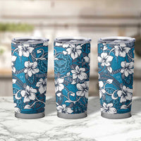 Karakarawa Bula Fiji Tumbler Cup Fijian Tapa Seamless Hibiscus LT14 - Polynesian Pride