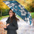 Karakarawa Bula Fiji Umbrella Fijian Tapa Seamless Hibiscus - Polynesian Pride