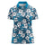 Karakarawa Bula Fiji Women Polo Shirt Fijian Tapa Seamless Hibiscus - Polynesian Pride