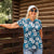 Karakarawa Bula Fiji Women Polo Shirt Fijian Tapa Seamless Hibiscus - Polynesian Pride