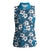Karakarawa Bula Fiji Women Sleeveless Polo Shirt Fijian Tapa Seamless Hibiscus - Polynesian Pride