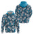 Karakarawa Bula Fiji Zip Hoodie Fijian Tapa Seamless Hibiscus - Polynesian Pride