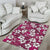 Piqi Bula Fiji Area Rug Fijian Tapa Seamless Hibiscus - Polynesian Pride