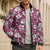 Piqi Bula Fiji Bomber Puffer Jacket Fijian Tapa Seamless Hibiscus - Polynesian Pride